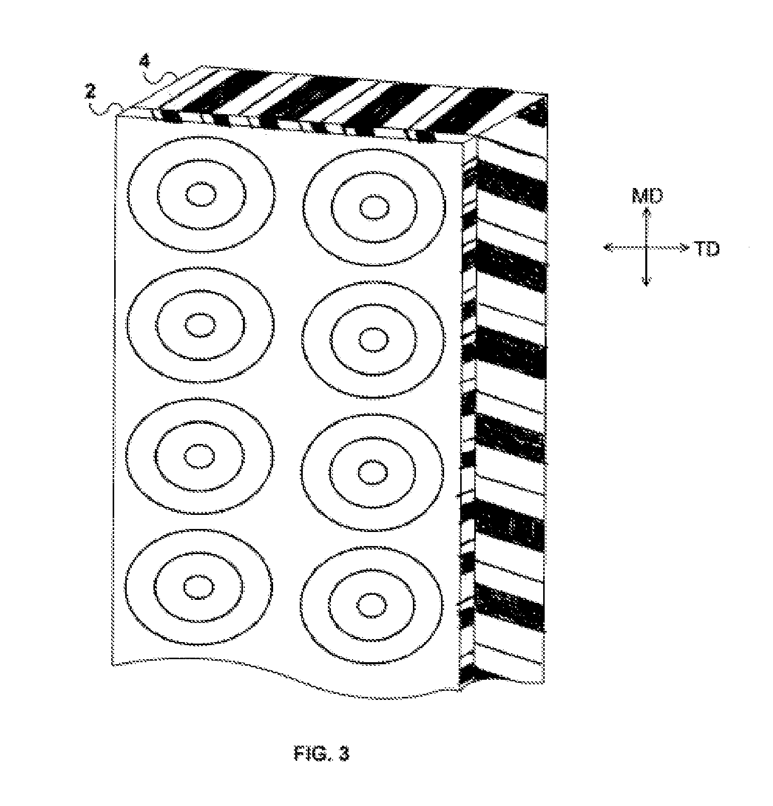 Continuous lamination of polymethylemethacrylate (PMMA) film in the manufacture of a fresnel lens