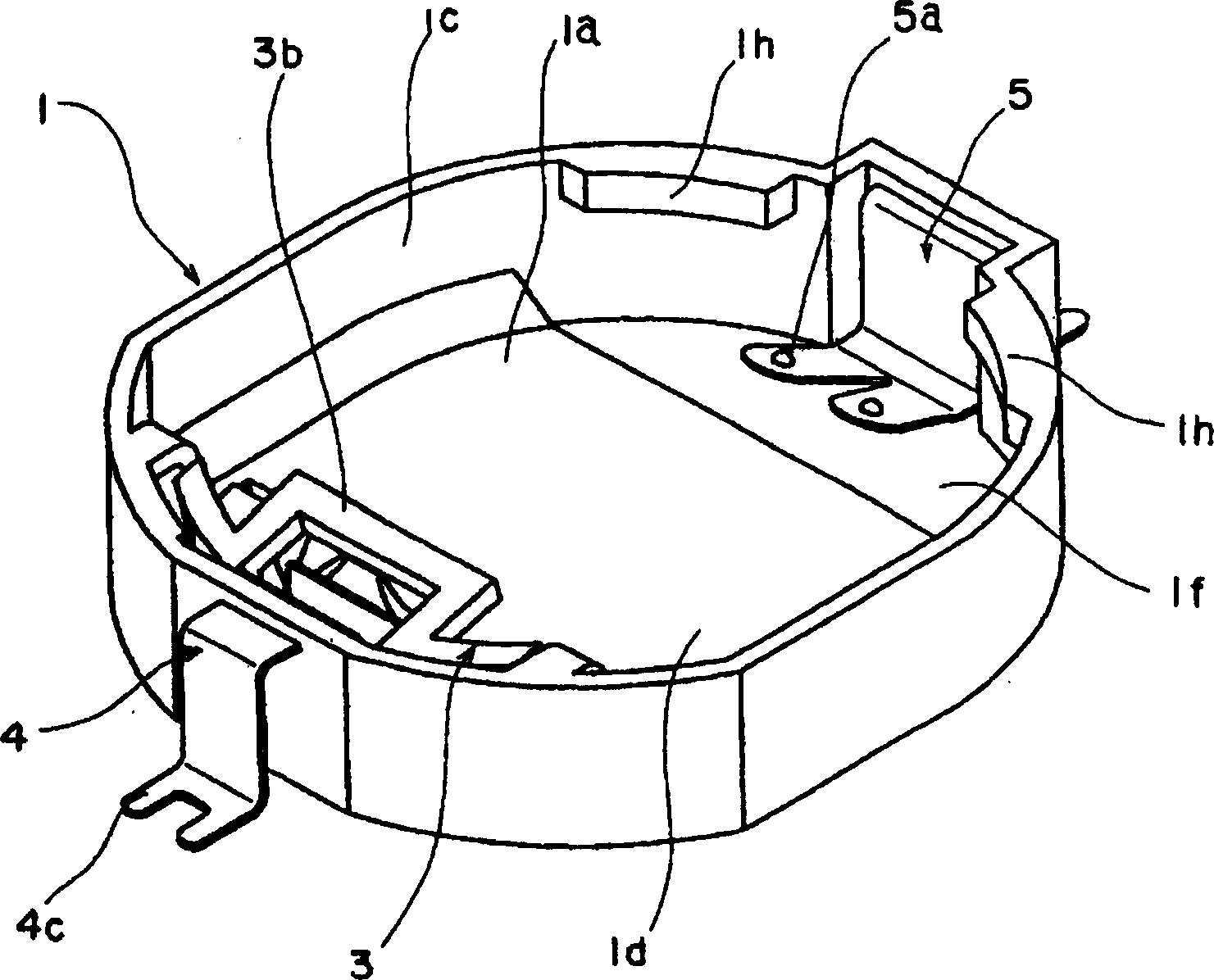 Battery holding unit