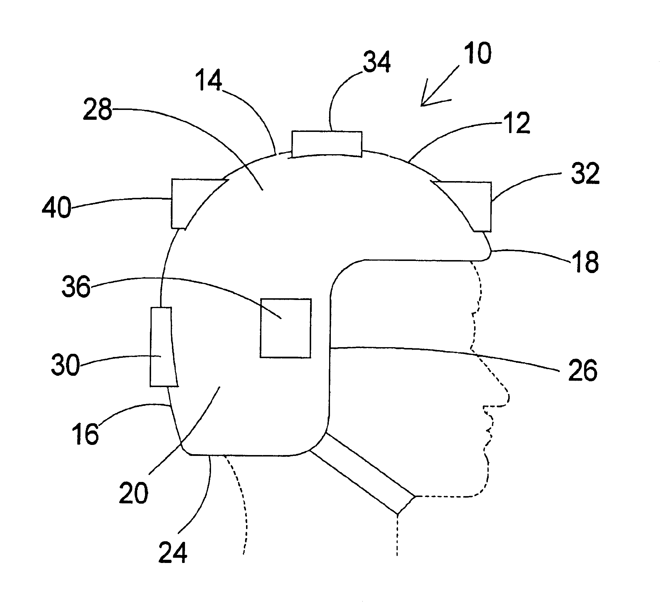 Headgear with illumination and message indication means