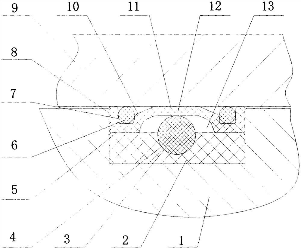 Novel piston sealing device