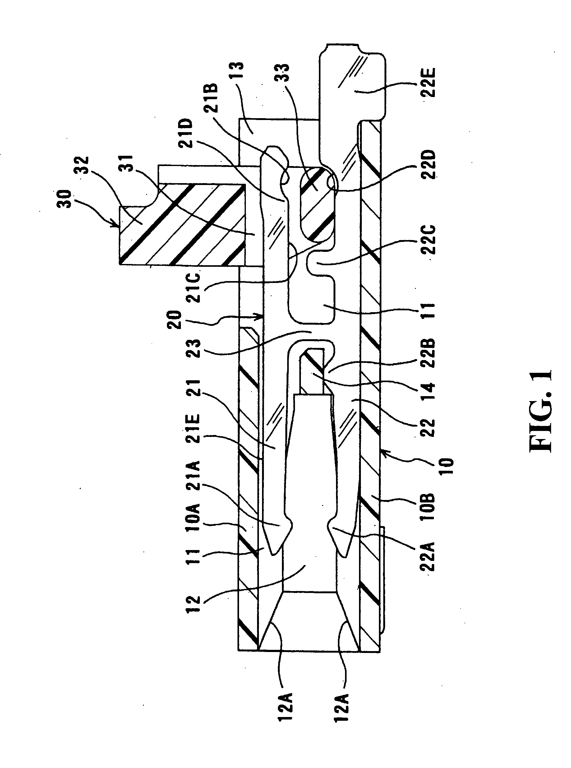 Flat cable electrical connector