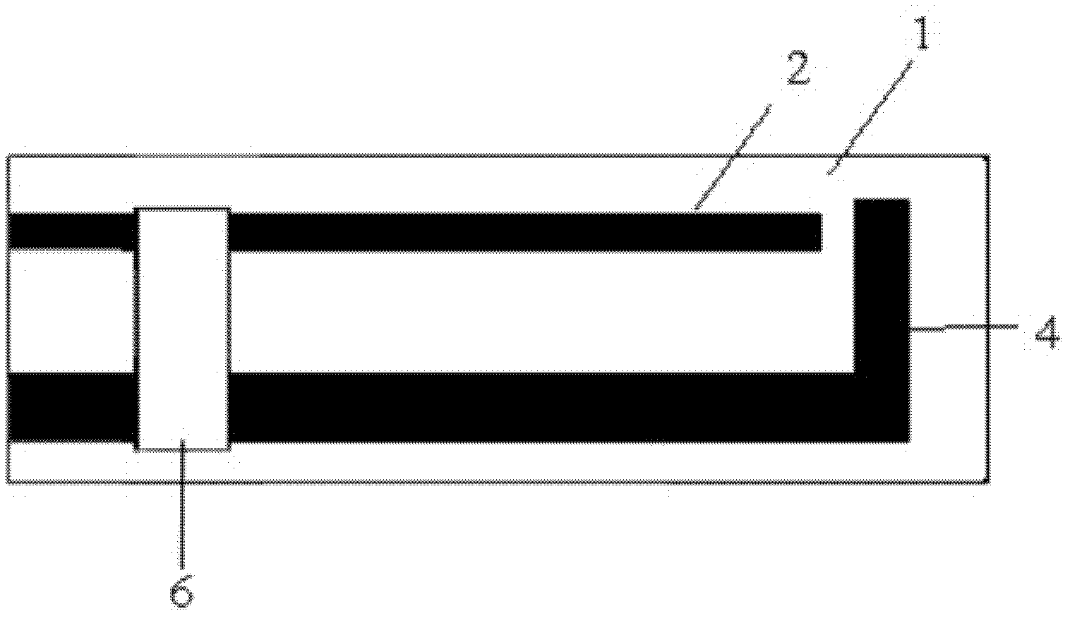 Portable electrochemical detection test strip and preparation method thereof