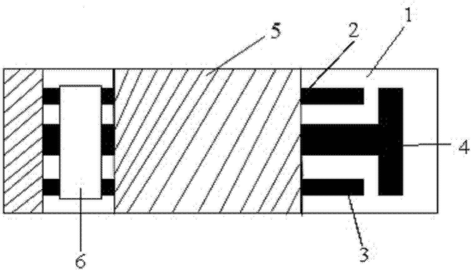 Portable electrochemical detection test strip and preparation method thereof