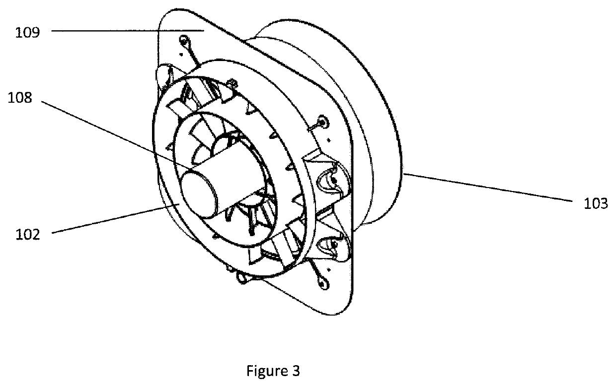 Push-pull counter flow heat exchanger