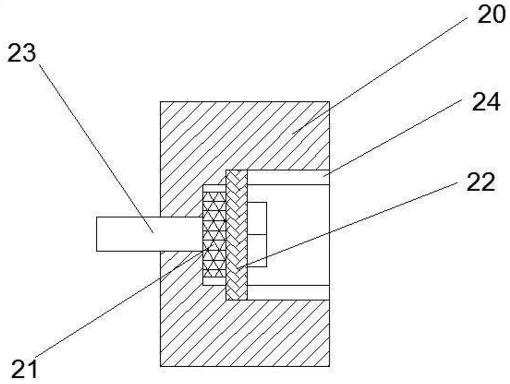 A current sensor fixing device