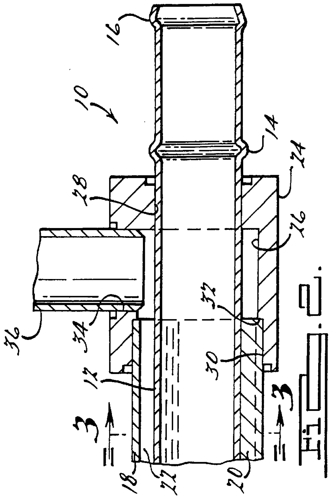 Tube assembly for heating and air conditioning system