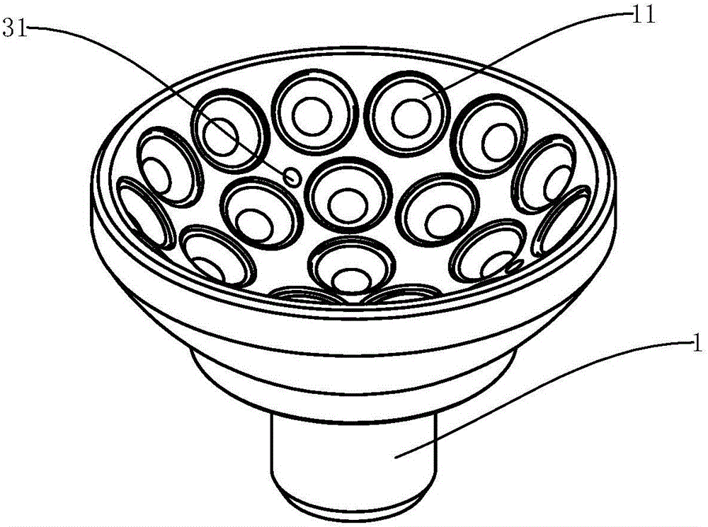 Drilling vessel assembly for edge-thinned lens