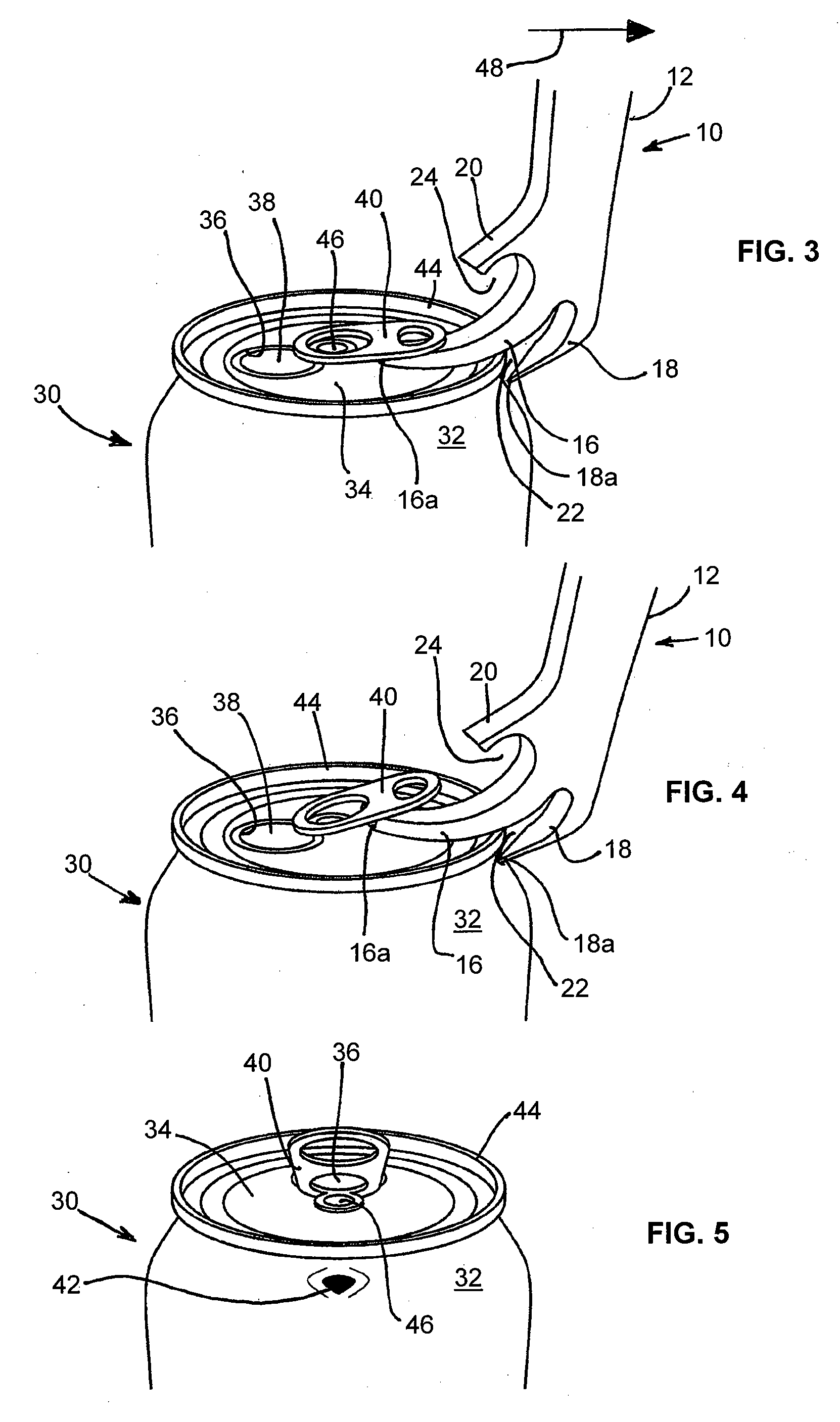 Pop-top can opener