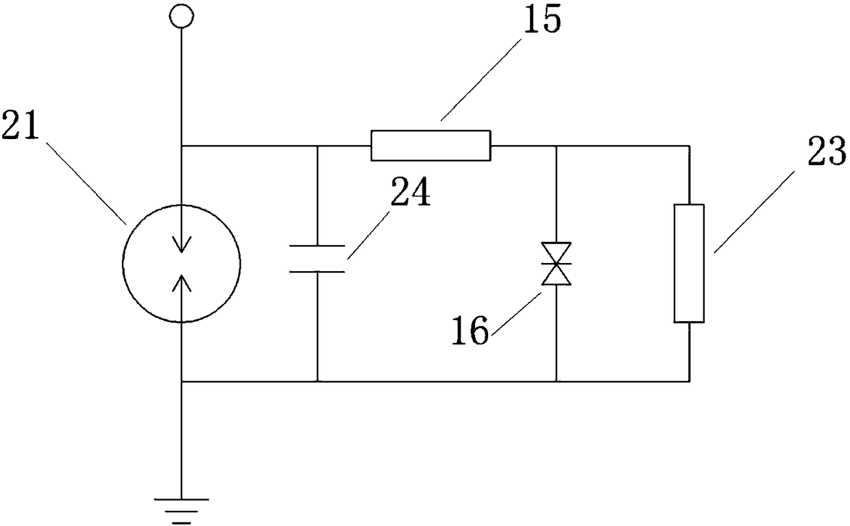 Online monitoring device for lightning arrester