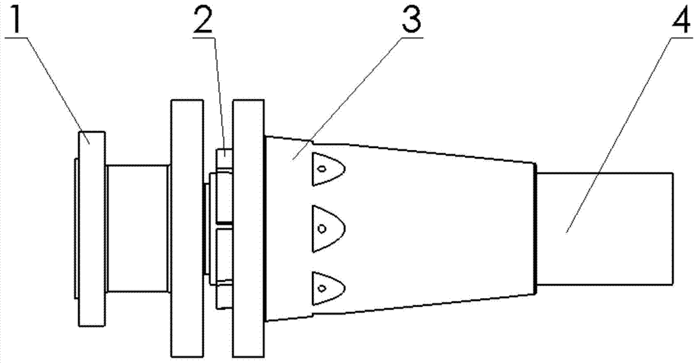 A kind of bolt fastening type marine high-voltage RTP joint and its assembly method