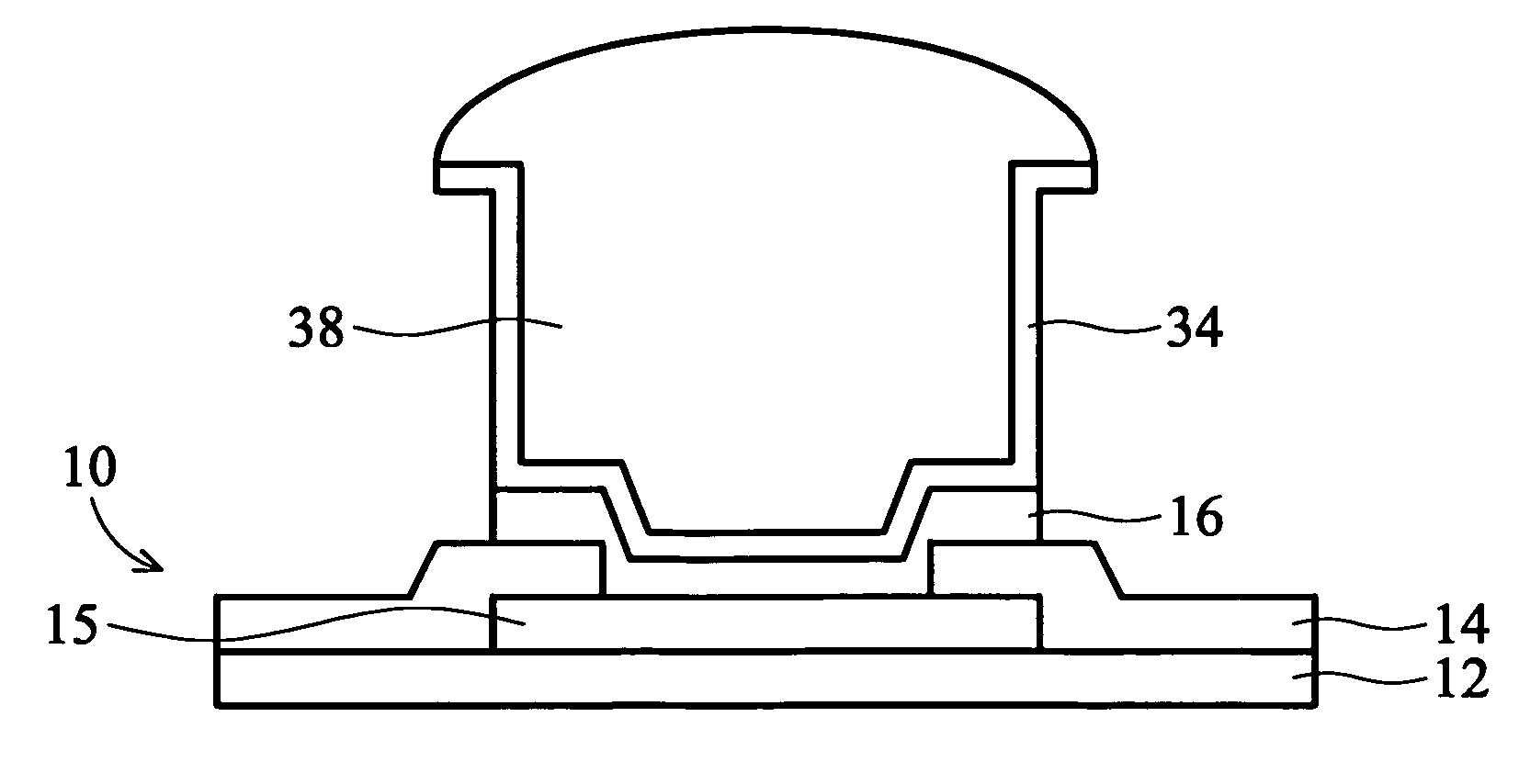 Method to increase bump height and achieve robust bump structure