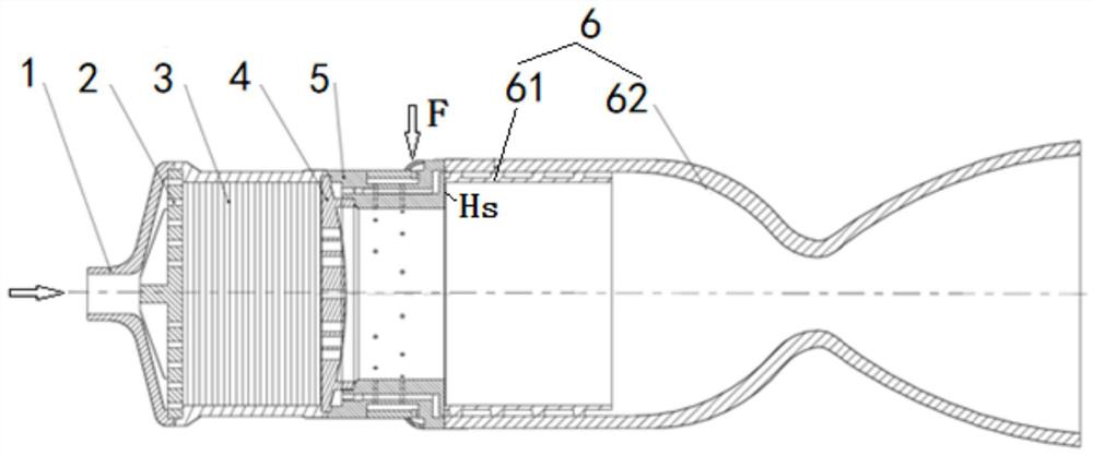 Hydrogen peroxide thrust chamber and engine