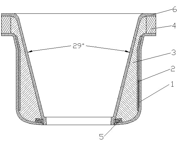 Heat shield device for CZ-Si single crystal furnace