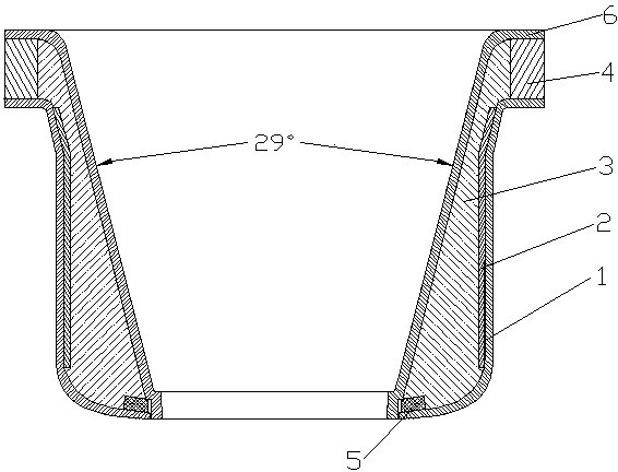 Heat shield device for CZ-Si single crystal furnace