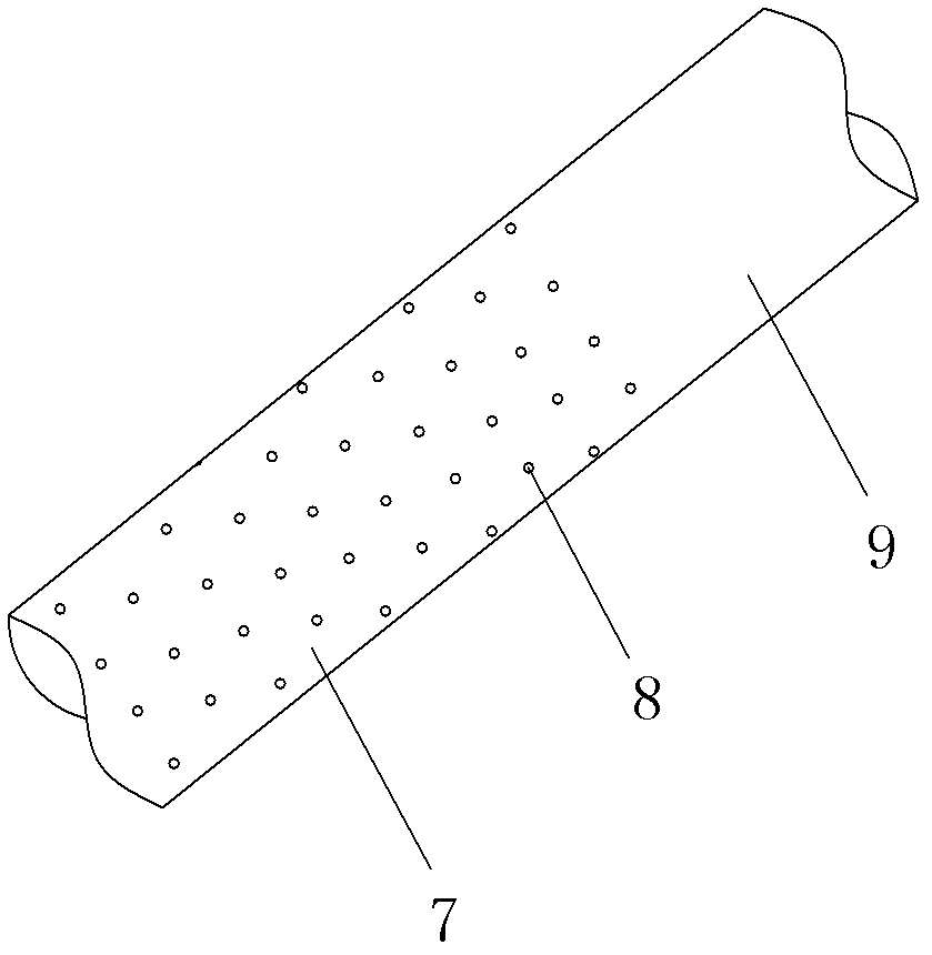 Urban road water permeability cement concrete pavement structure and construction process thereof