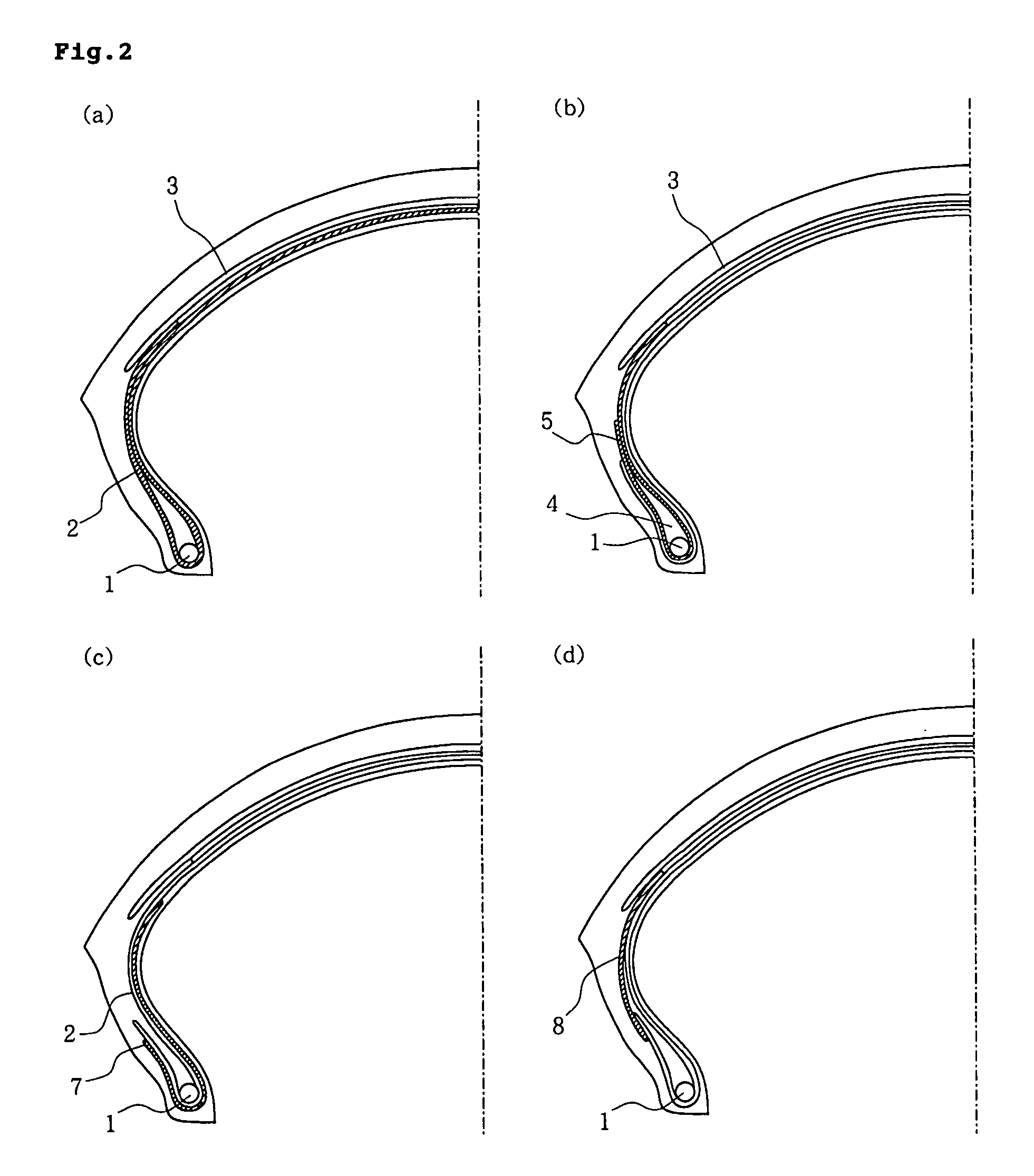 Pneumatic Radial Tire for Motorcycle