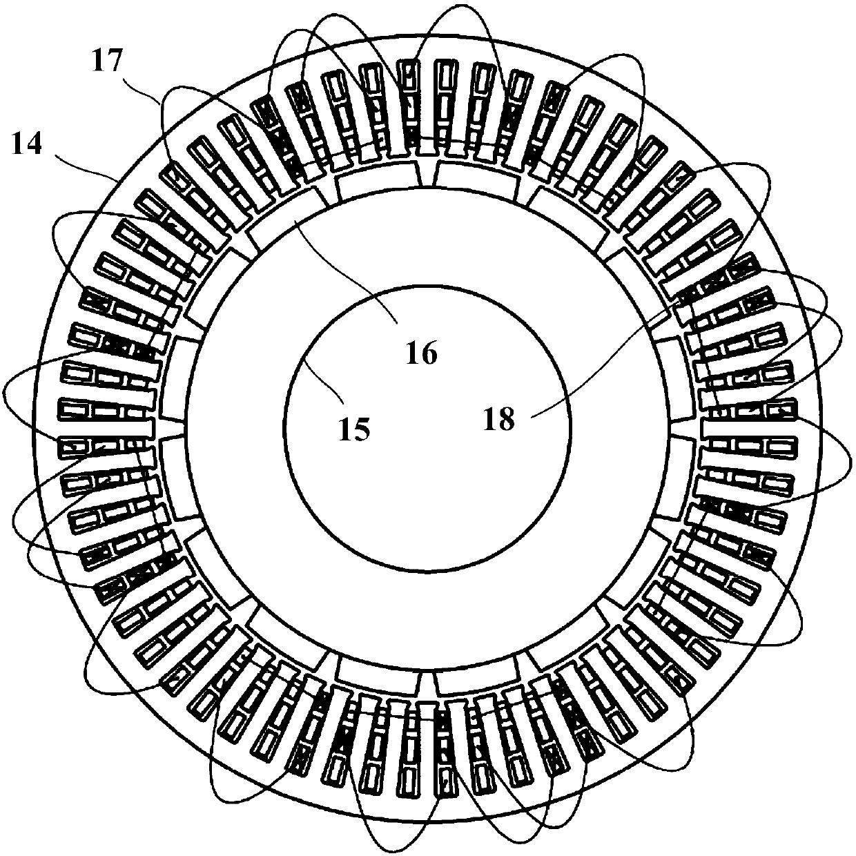 A multi-electric engine built-in integrated starter power generation system and its control method