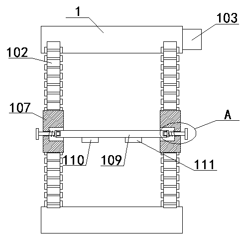 Rice flour drying transmission speed control method and transmission device