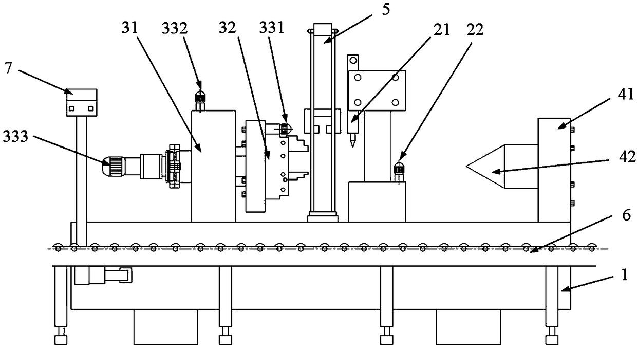 Automatic loading and unloading laser processing machine tools for round tube workpieces