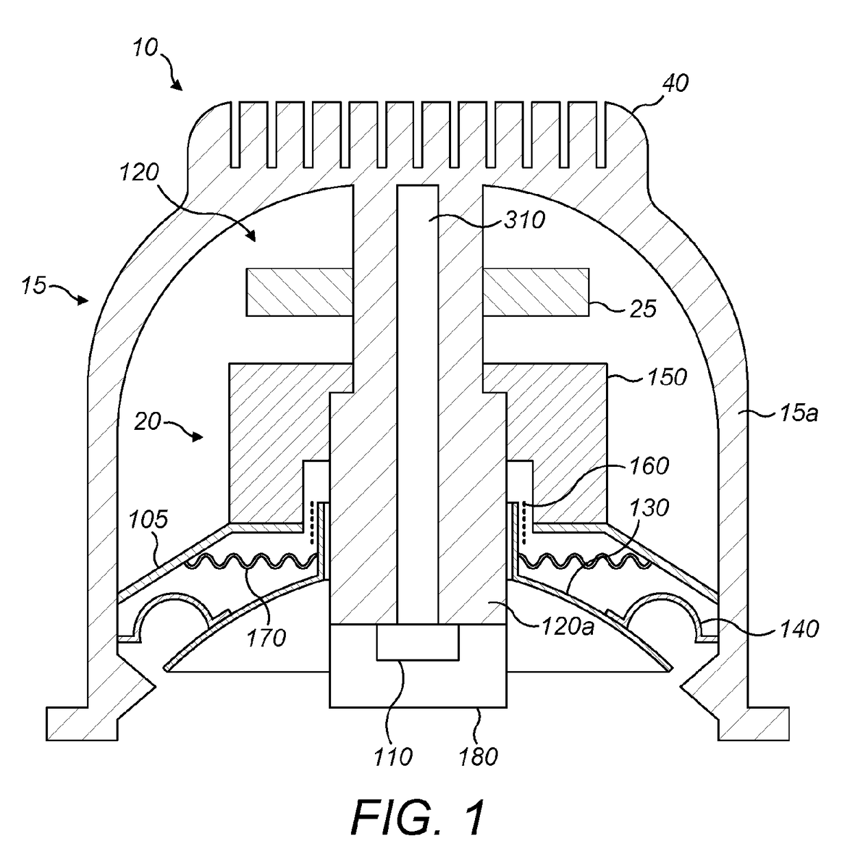 Light and loudspeaker driver device