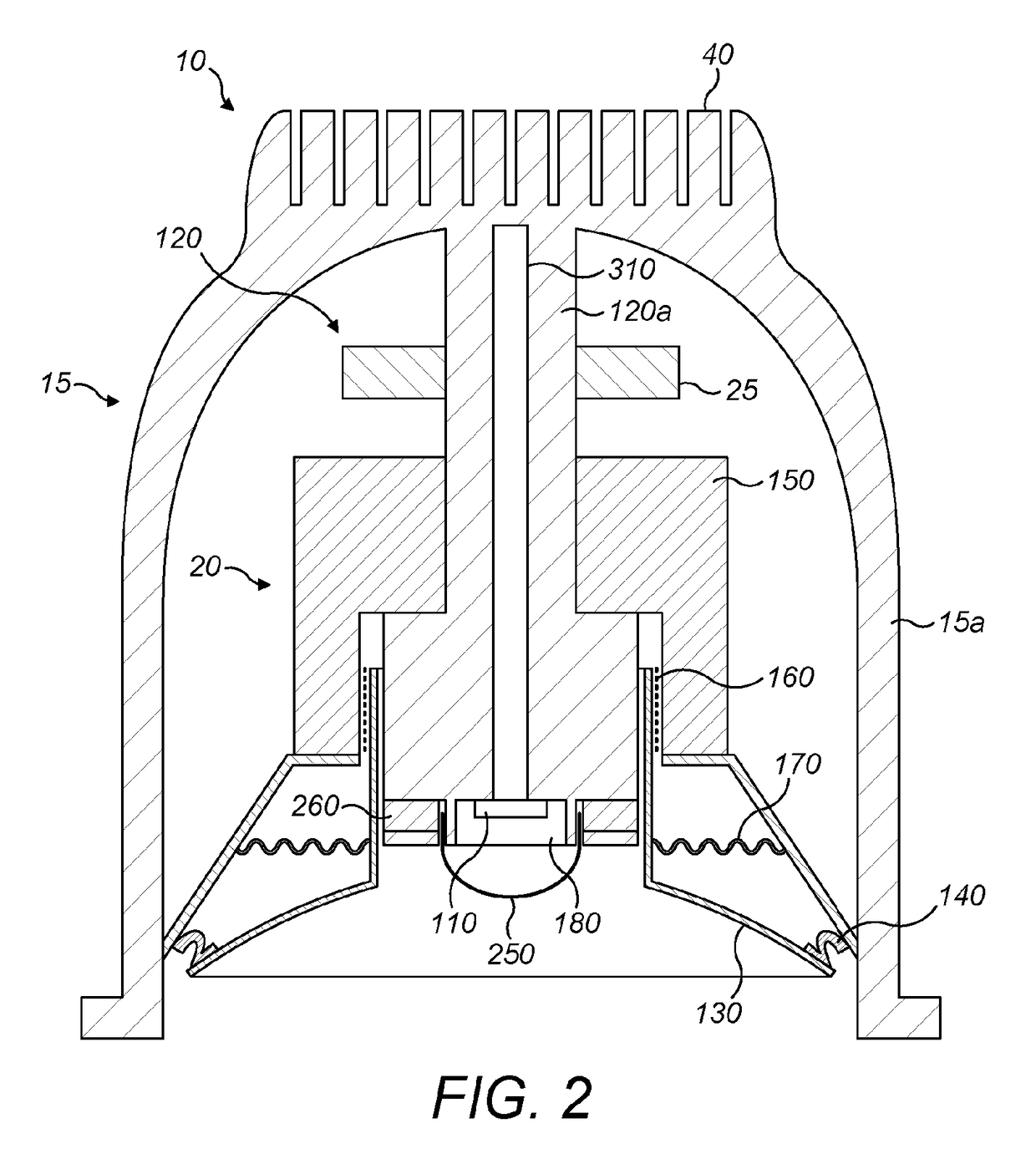 Light and loudspeaker driver device