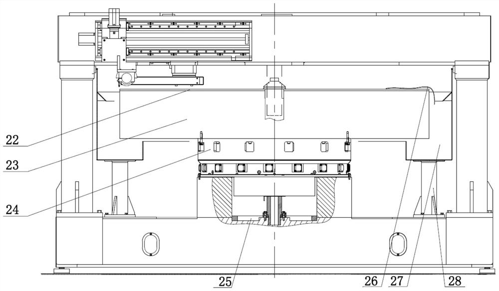 Ultra-precise efficient polishing device and method suitable for large-size KDP crystals