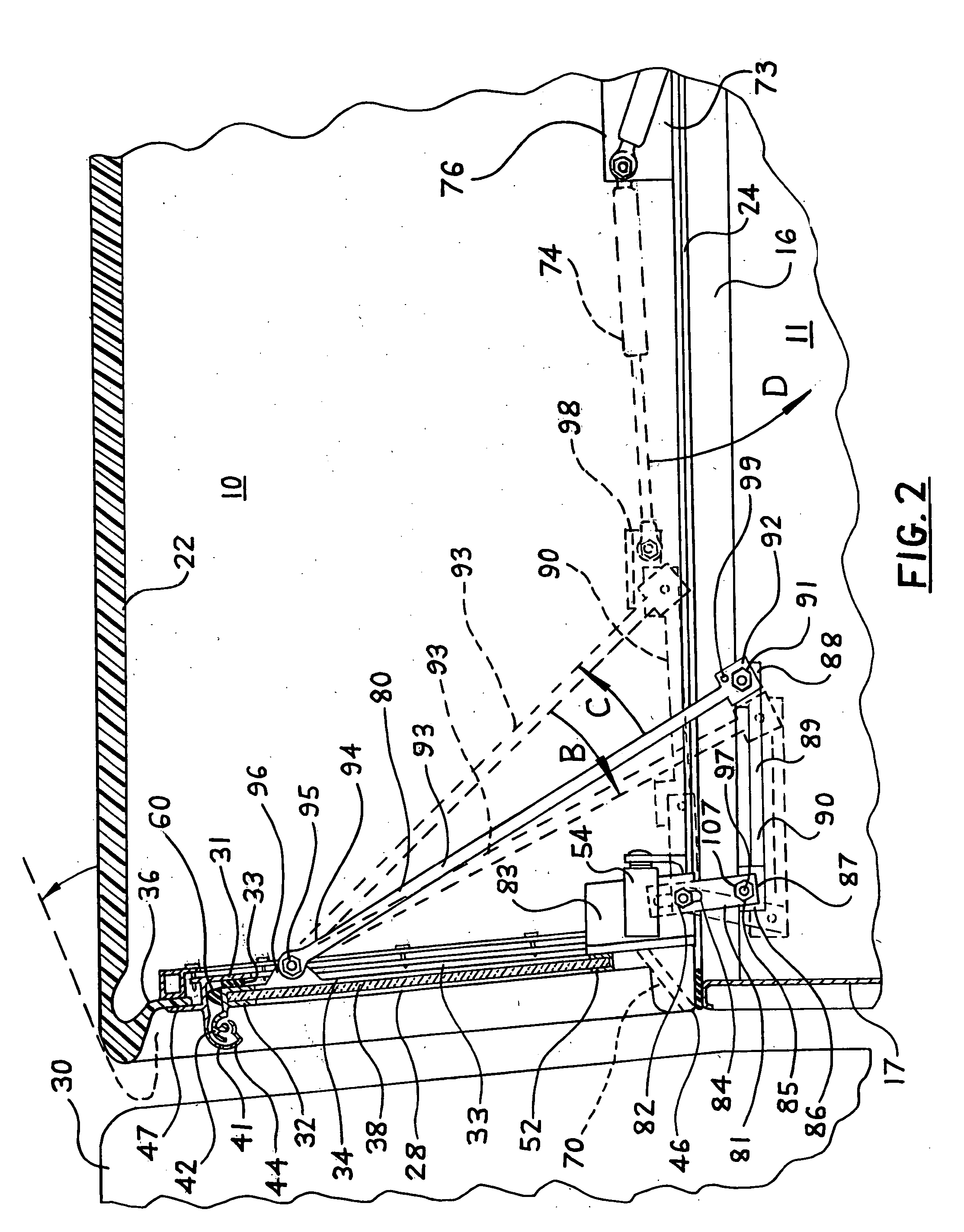 Load bed lift-roof cover