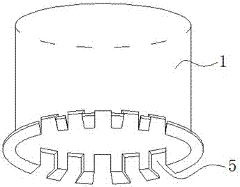 Environment-friendly moxa-moxibustion device and preparation method thereof