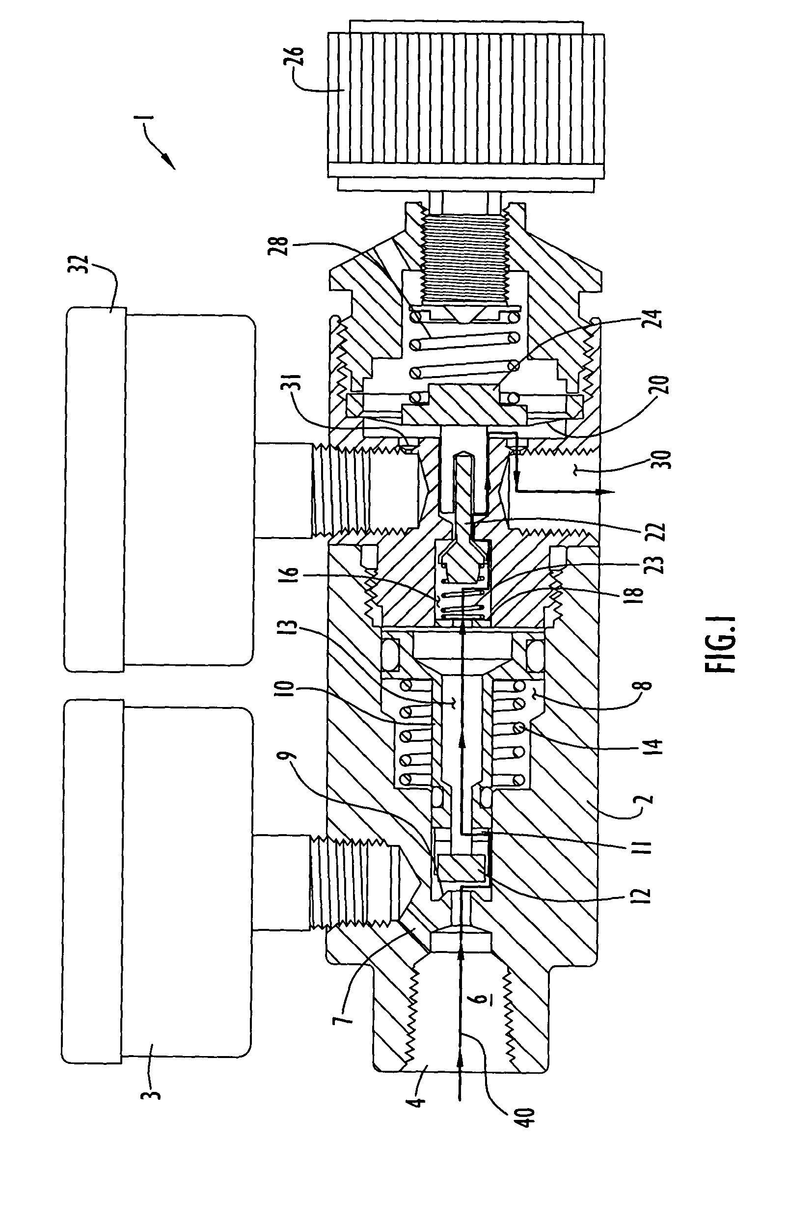 Regulator for low concentration corrosive and reactive gases