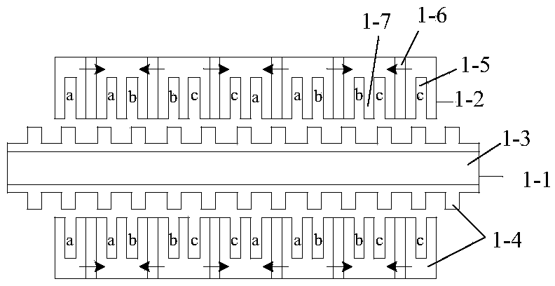 Electromagnetic damping vibration reduction device for vehicle suspension