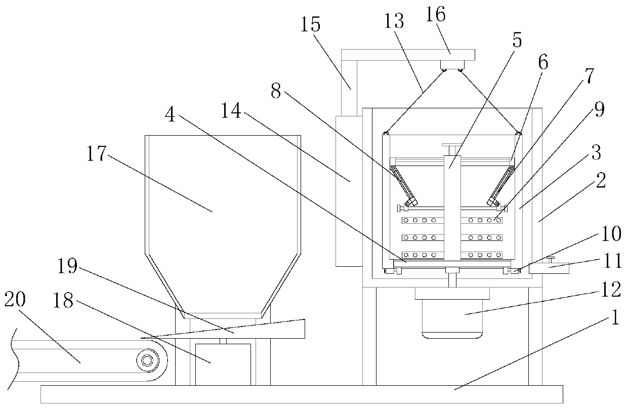 System for producing and processing wheat flour