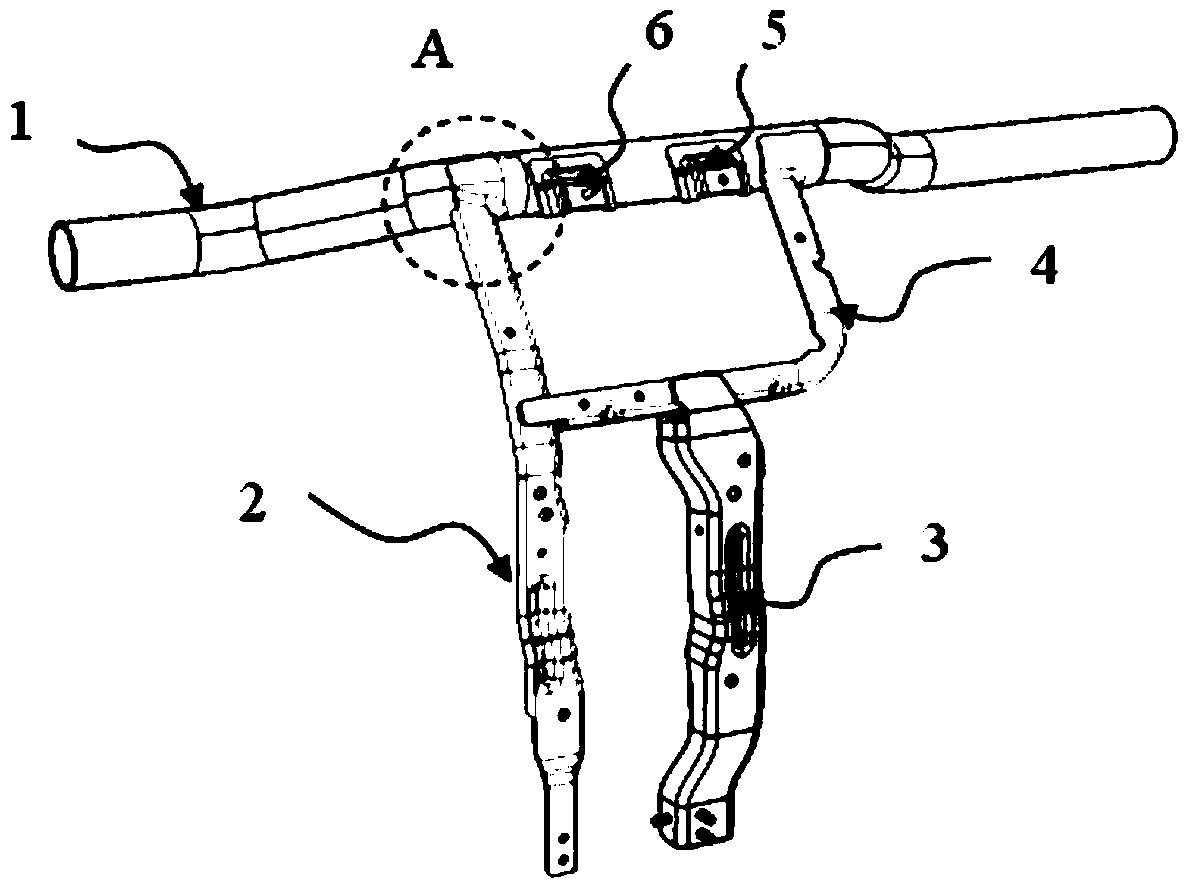 Automotive console area body structure