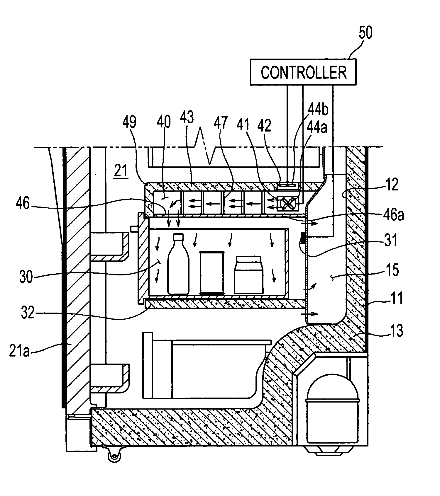 Refrigerator and method for producing supercooled liquid