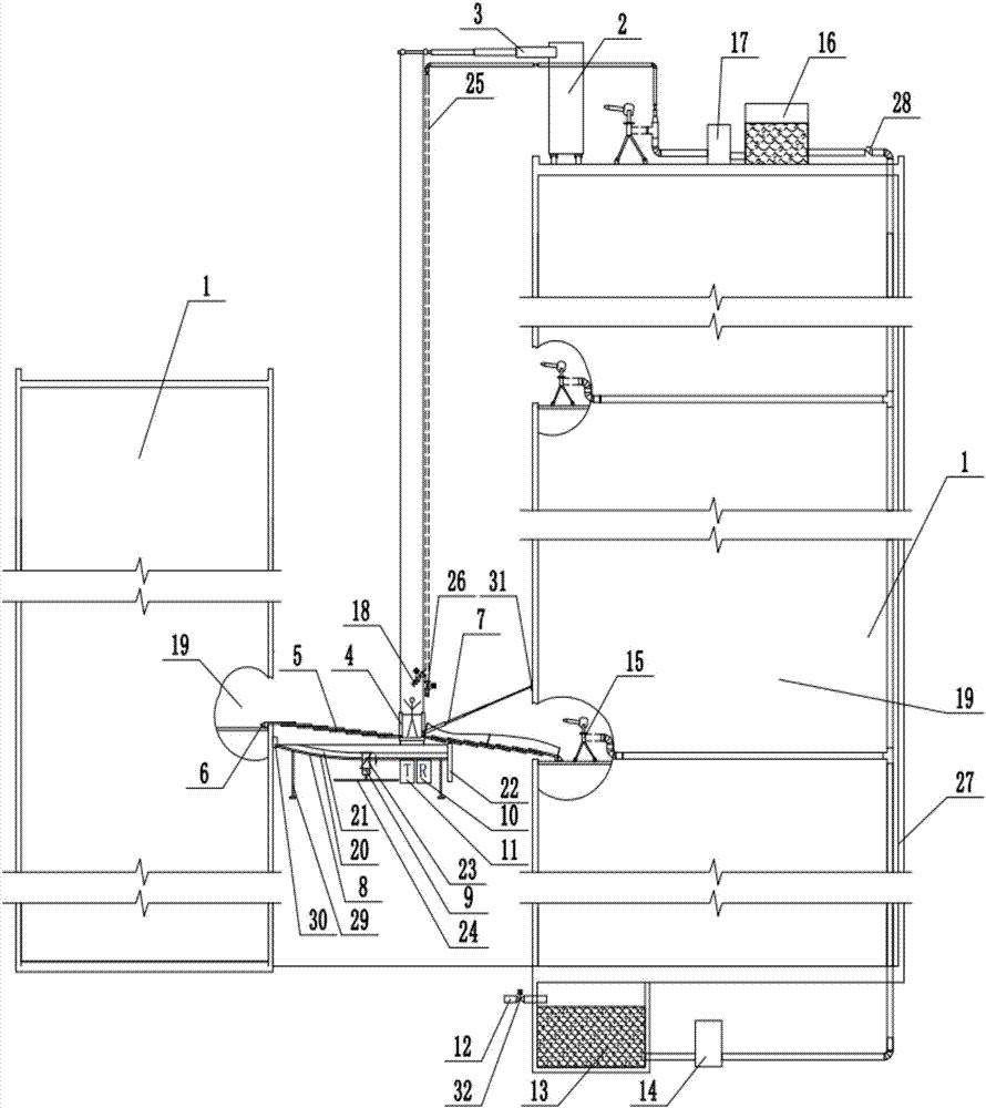 Fire rescue and extinguishing system for super high-rise building