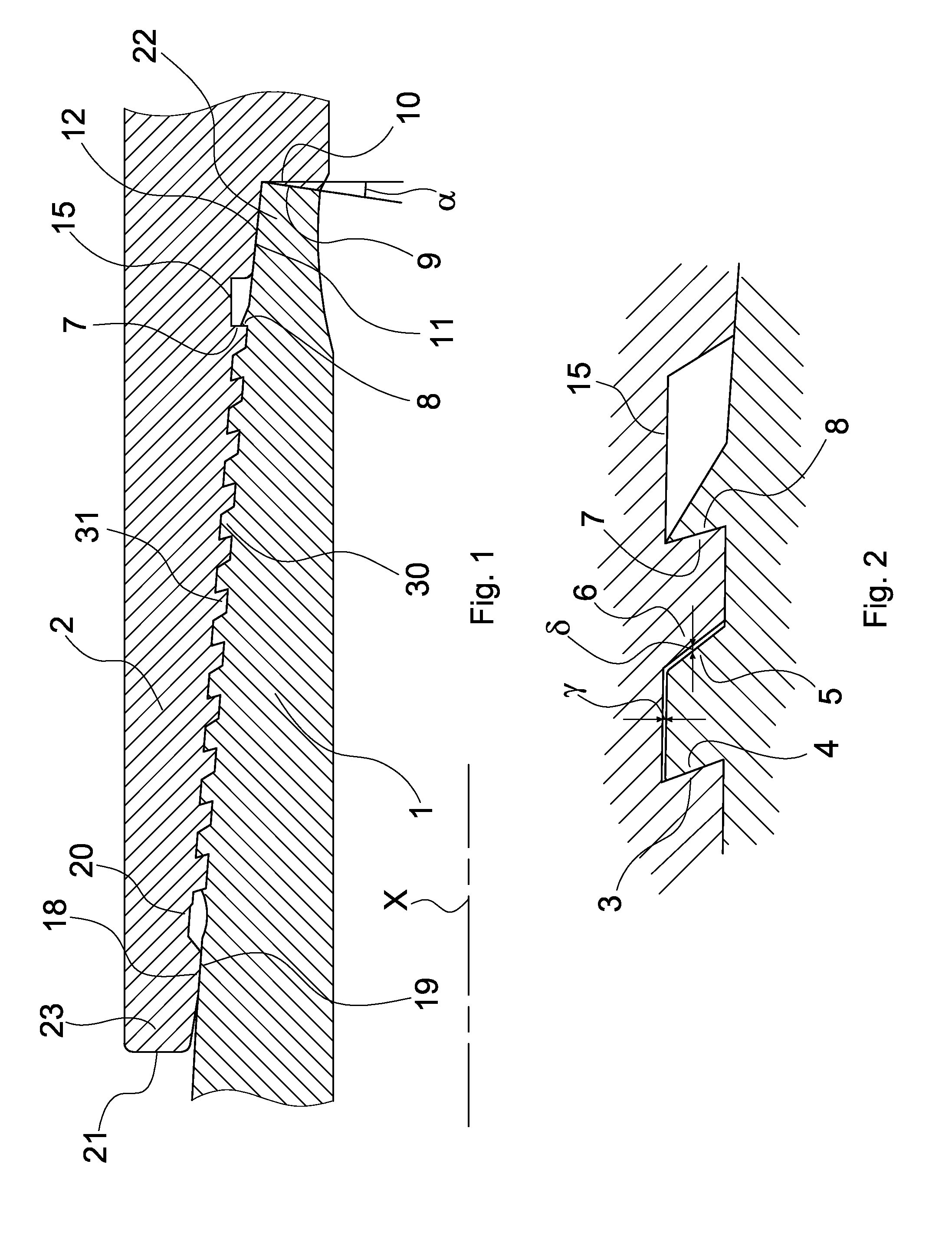 Threaded joint sealed to internal and external pressures