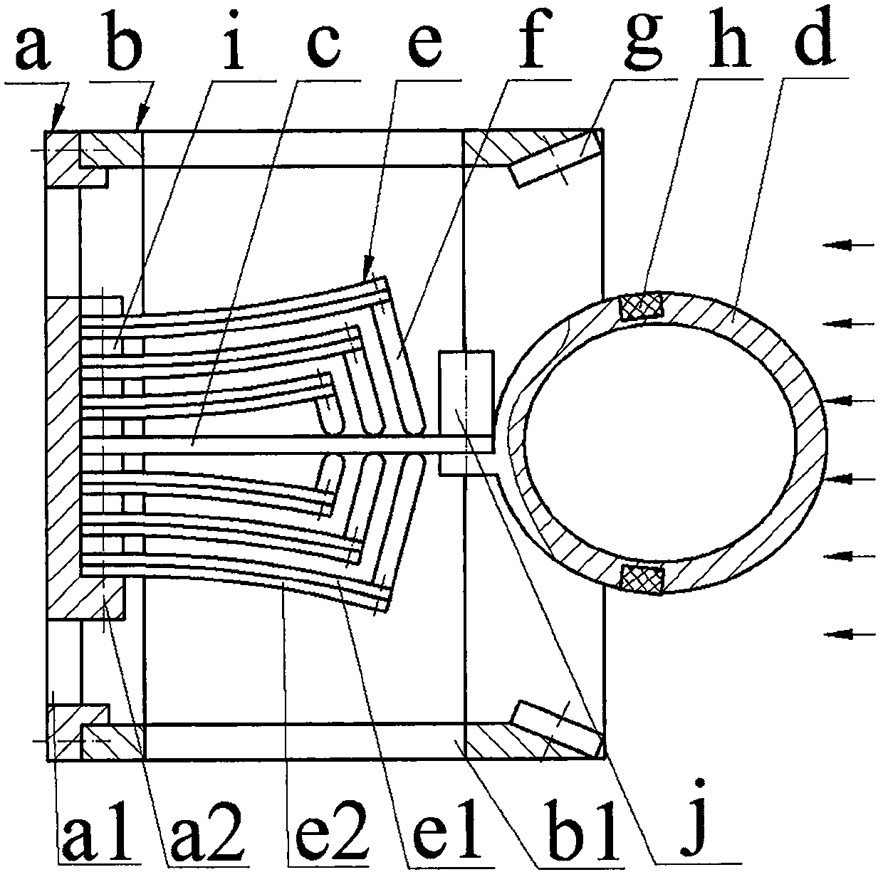 Multi-vibrator piezoelectric wind energy capturing device