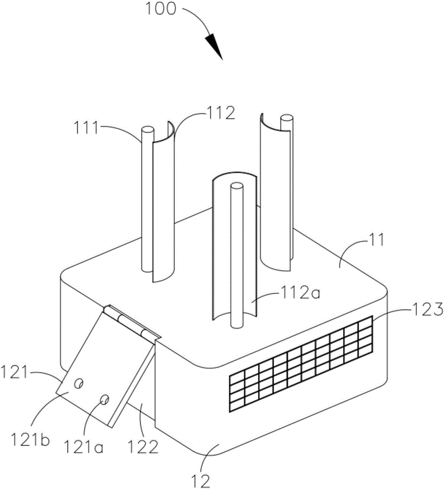 Wall-mounted wireless router for enhancing antenna signal intensity