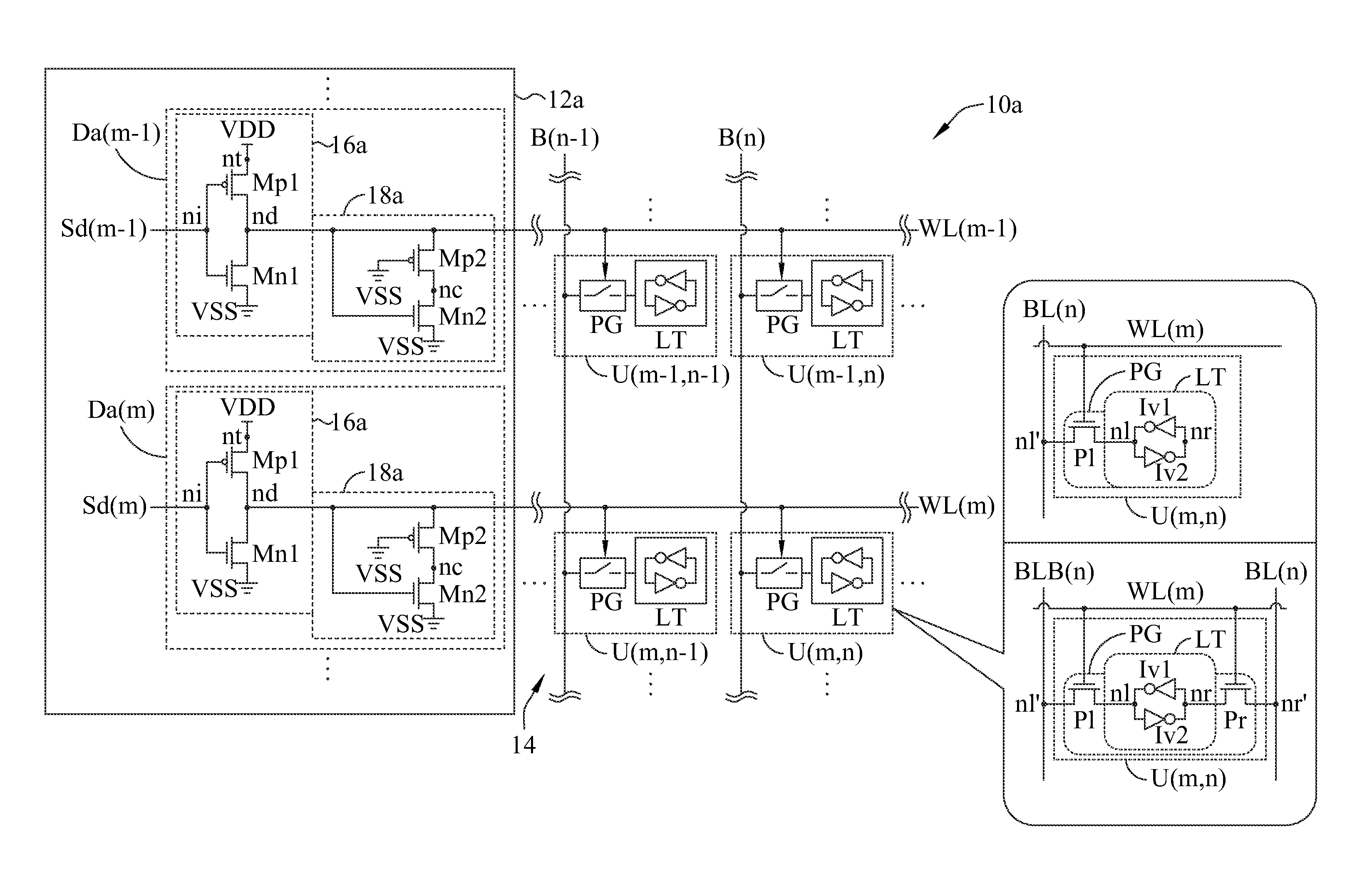 Variation-tolerant word-line under-drive scheme for random access memory