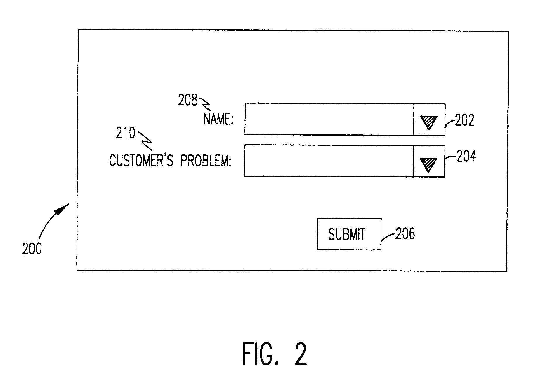 Audible presentation and verbal interaction of html-like form constructs