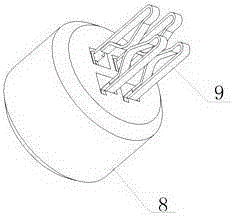 A flat type oxygen sensor for motorcycle