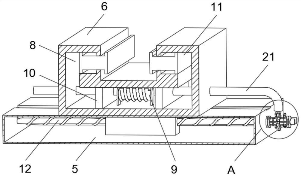 A milling device integrating rough machining and finishing