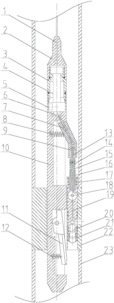 Eccentric separate-layer injection well holographic tester and test method