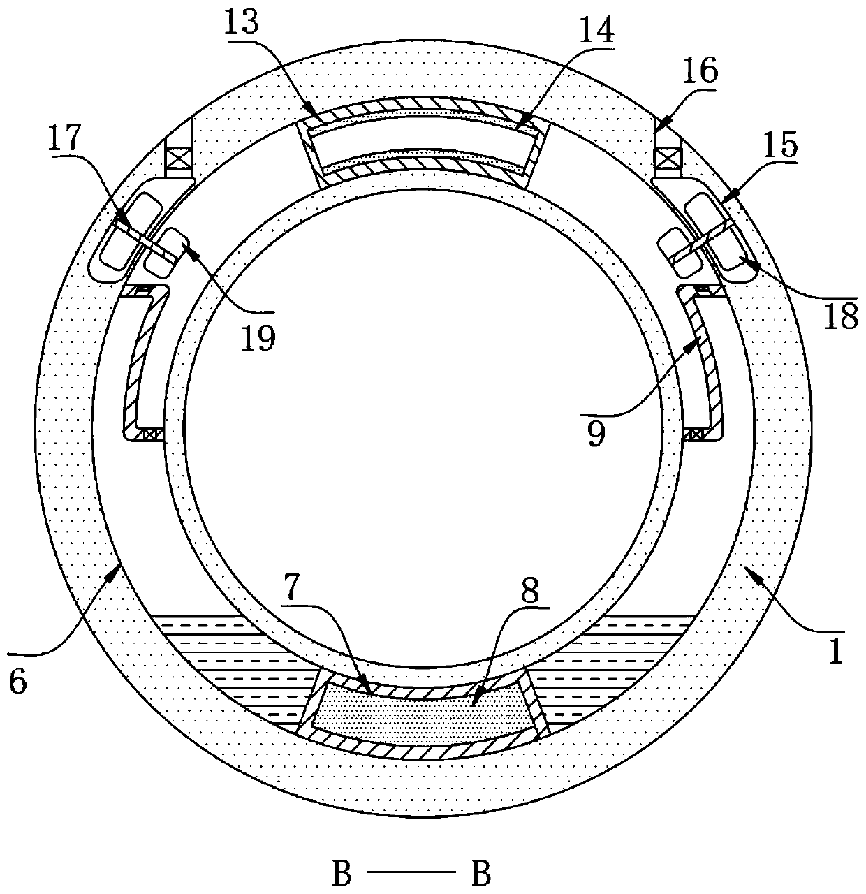 Dust removal and heat dissipation type monitor