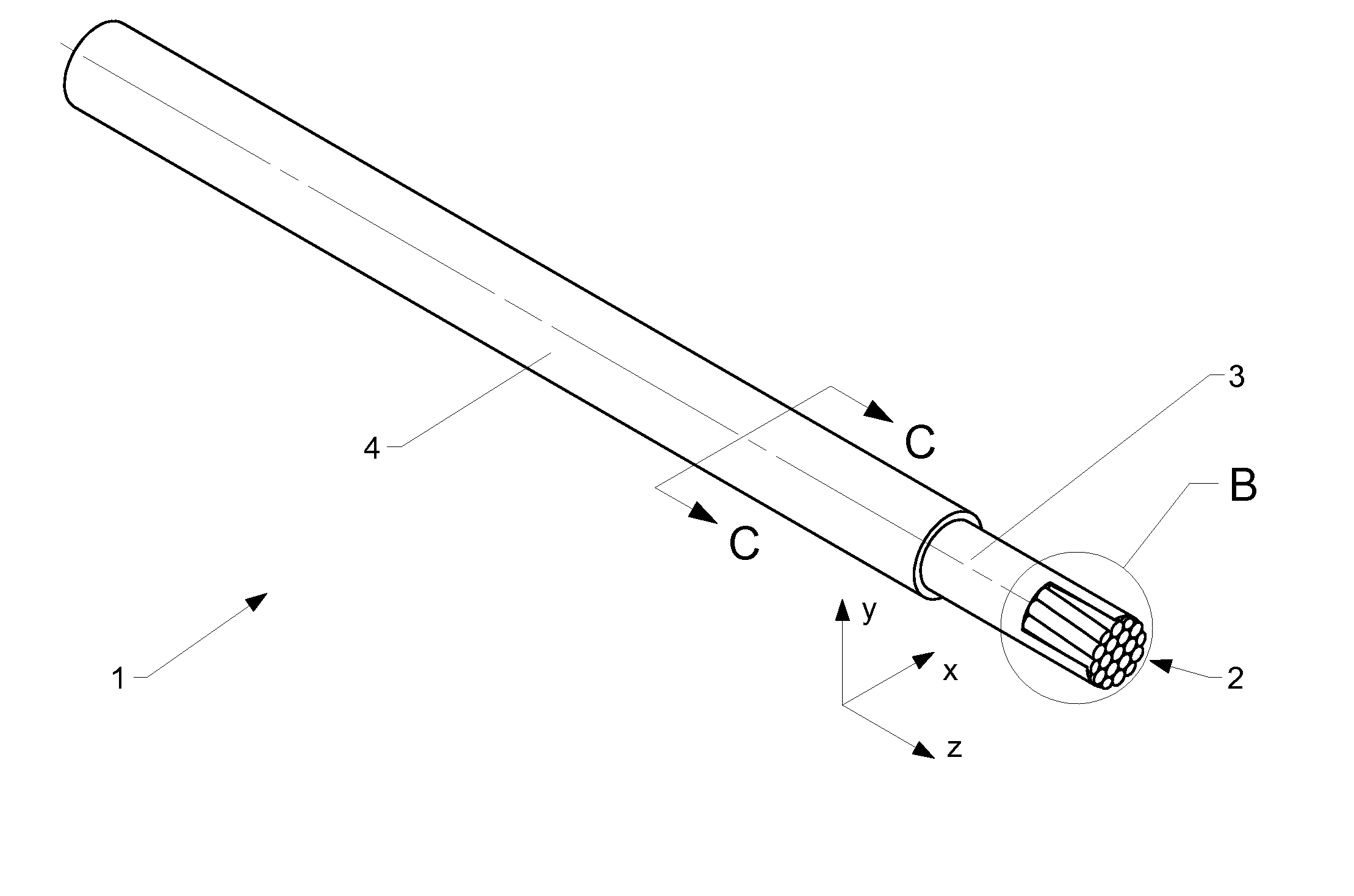 Sealed conductor cable