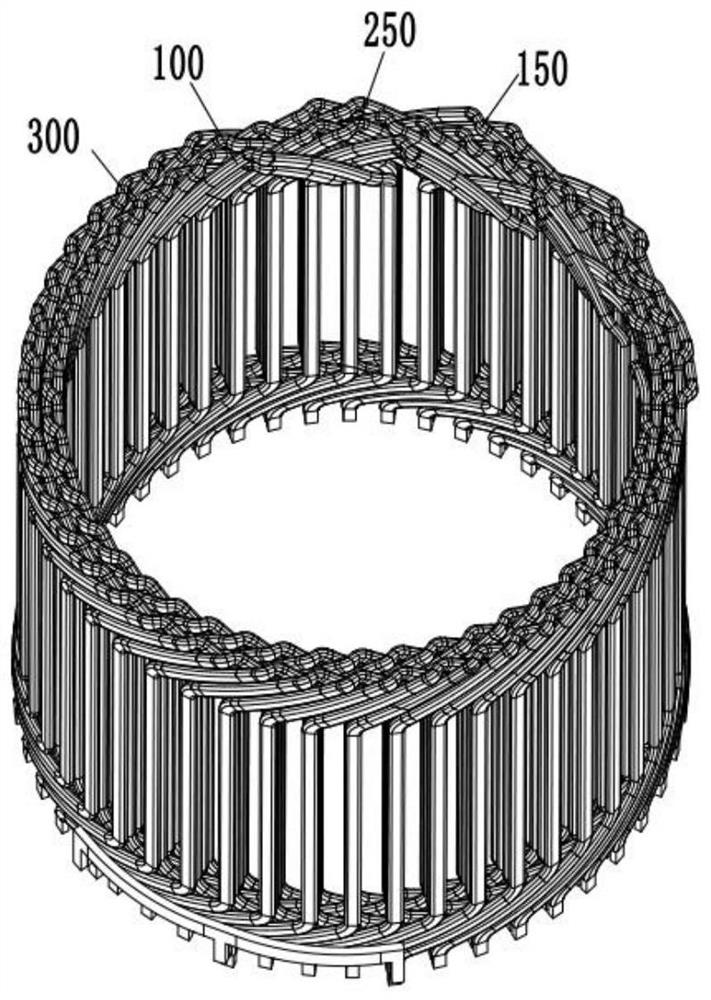 Motor stator and motor