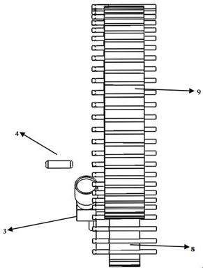 Laser-perforated hollow filter tip detection device and method