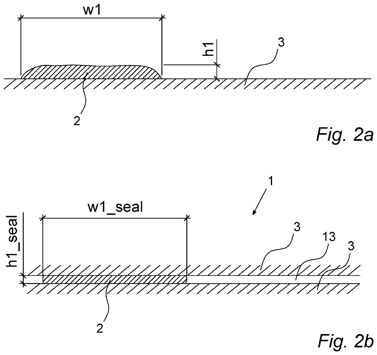 Method of applying a seal material in the manufacture of a VIG unit