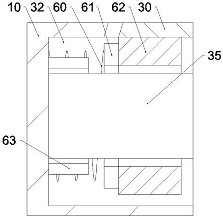 Wind power generation device capable of adjusting blade windward area according to wind power