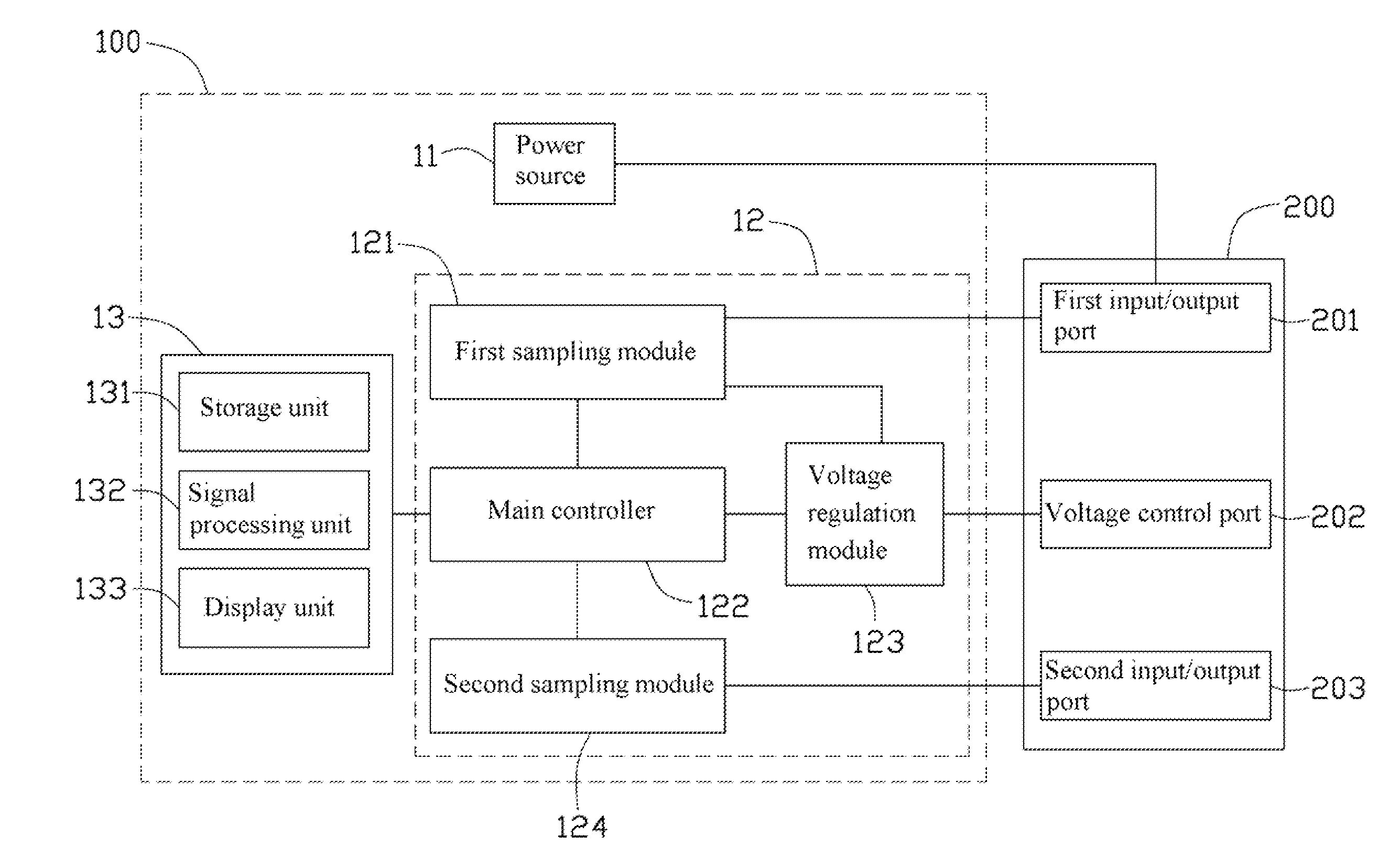 Voltage regulation device and system employing the same