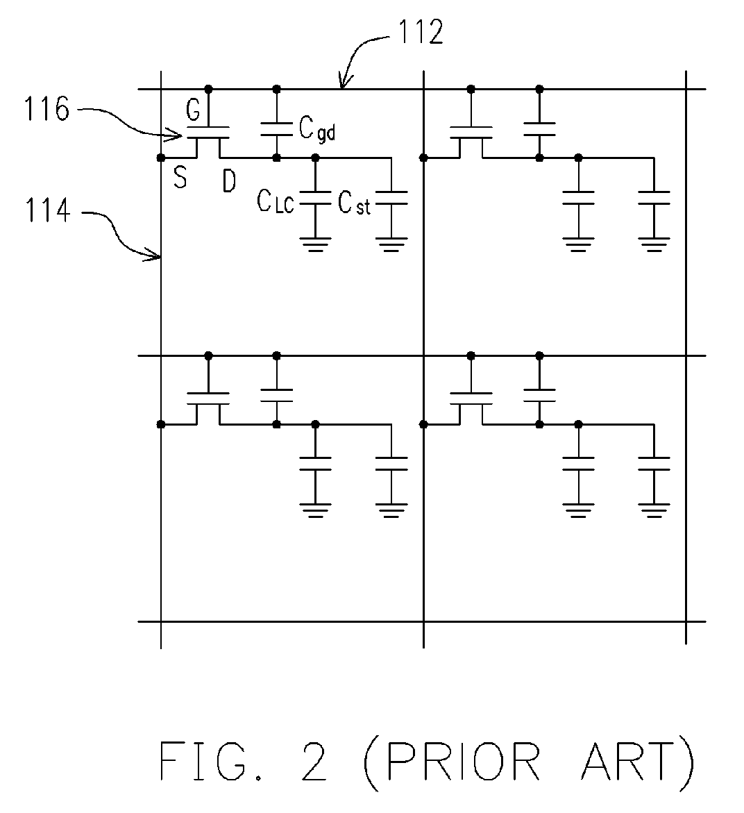 Thin film transistor, thin film transistor array and repairing method thereof